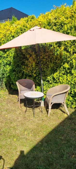 Zestaw ogrodowy  i parasol