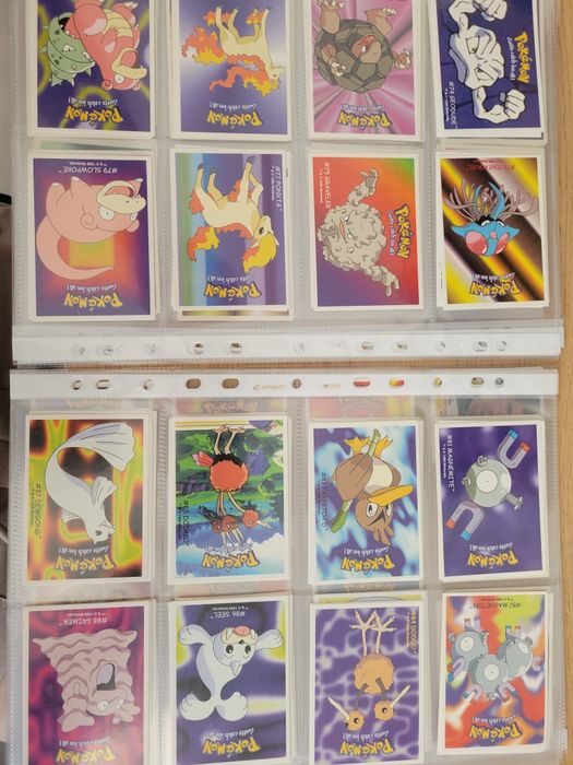 Coleção Completa Pokémon Boomer 1999 – 150 Cromos em Estado Impecável