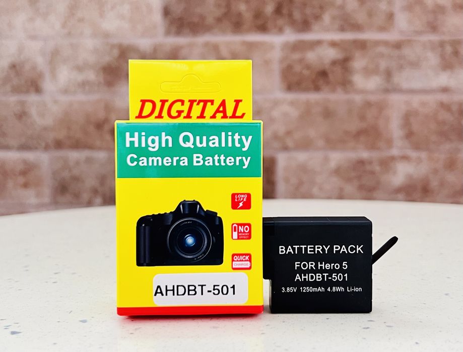Акумулятор GoPro Hero 5 / 6 / 7  AHDBT-501 батарея аккумулятор