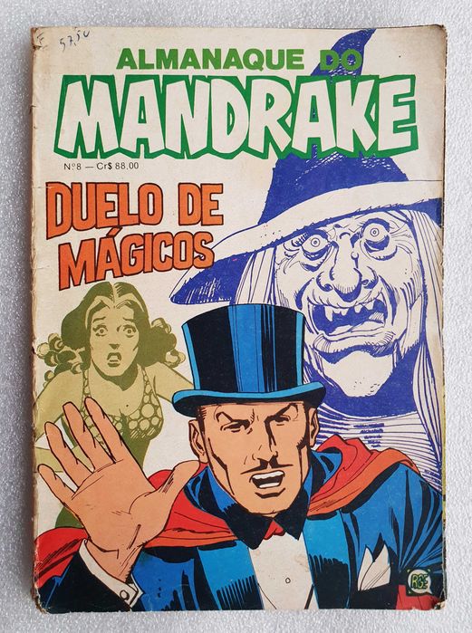 Antigos Livros BD ~ "MANDRAKE" ~ Vários números disponíveis.