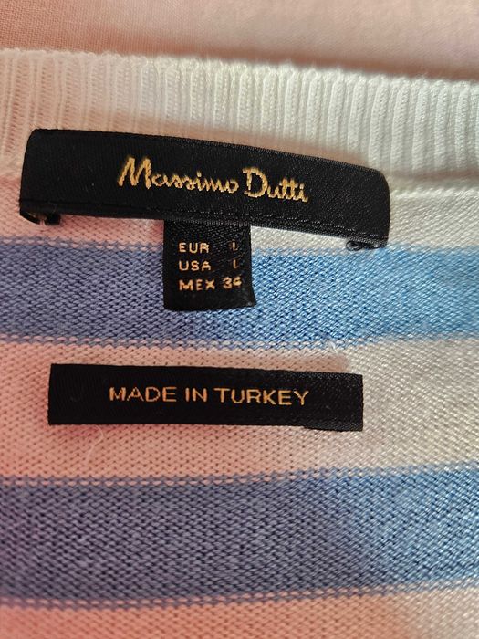 Camisola Azul e Branca da Massimo Dutti