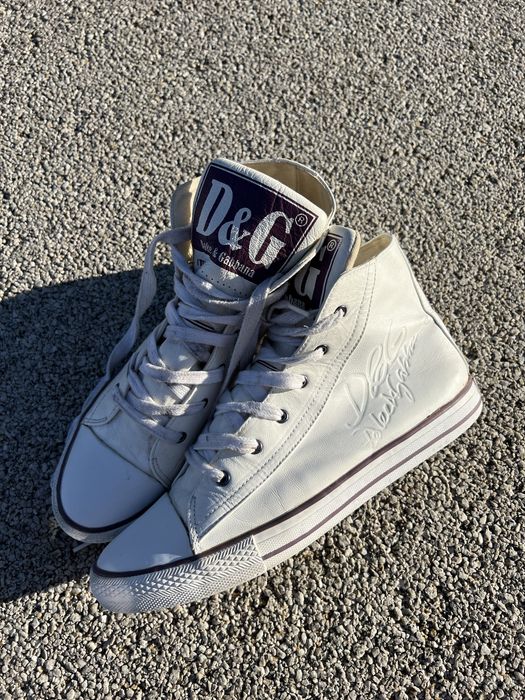 Vintage Dolce Gabbana  sneakersy trampki wysokie 40