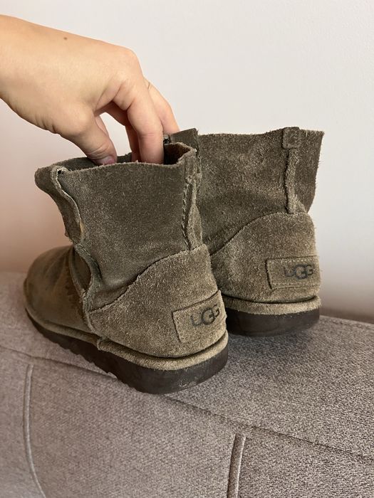Ugg Classic unlined mini 37 skórzane skóra zamsz