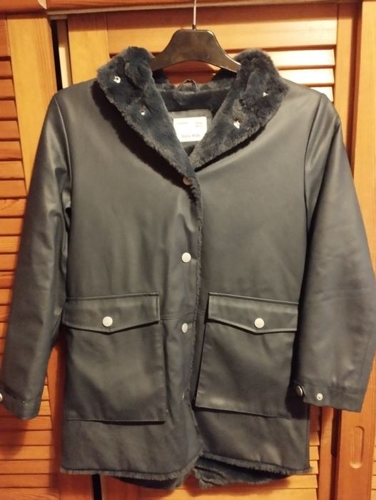 Impermeável azul escuro Zara Kids