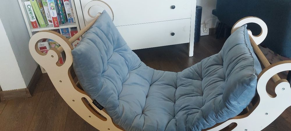 Bujak drewniany z poduszką woodforkids XL