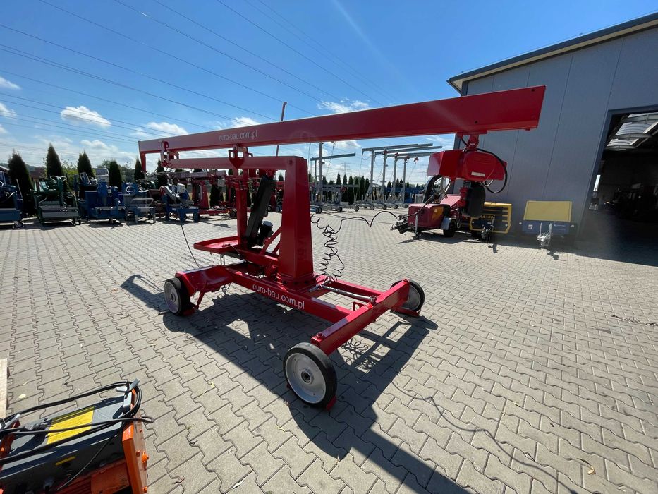 Mini dźwig Żuraw Steinweg Bocker MK- 300 do murowania silki bloczków