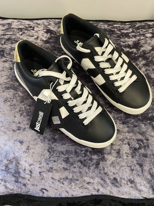 Кеди шкіряні Just Cavalli