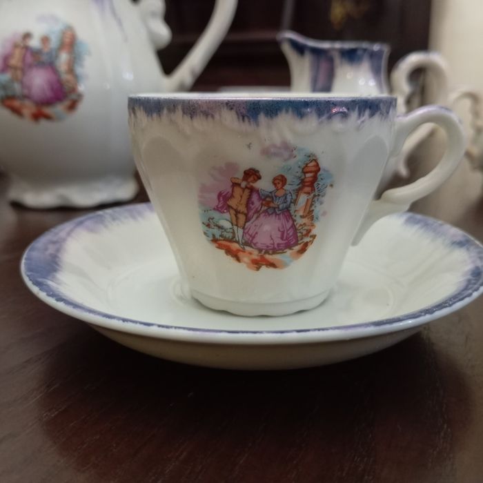 Conjunto de chá de porcelana japonesa