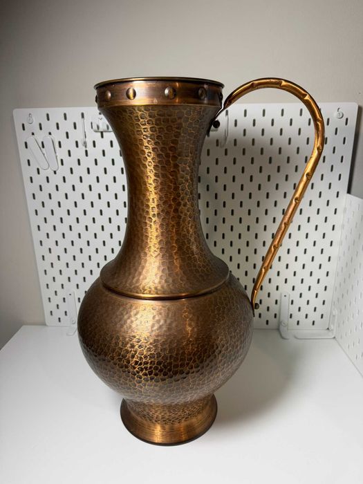 Miedziany Dzban 60cm / Parasolnik Vintage Młotkowany