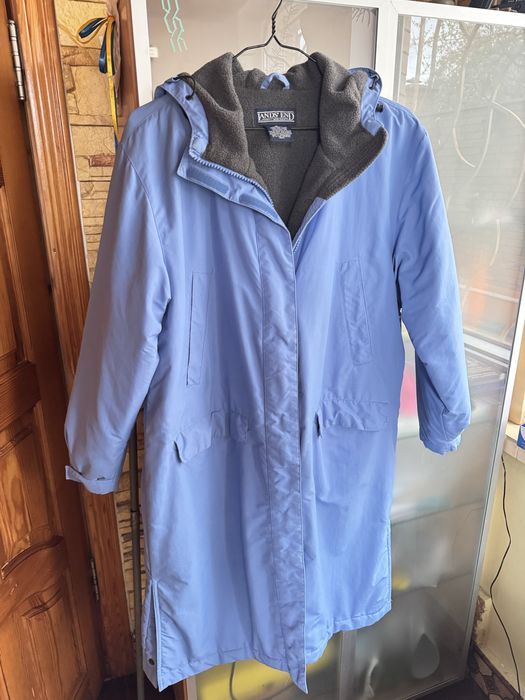 Пальто парка блакитне land's end landsend M