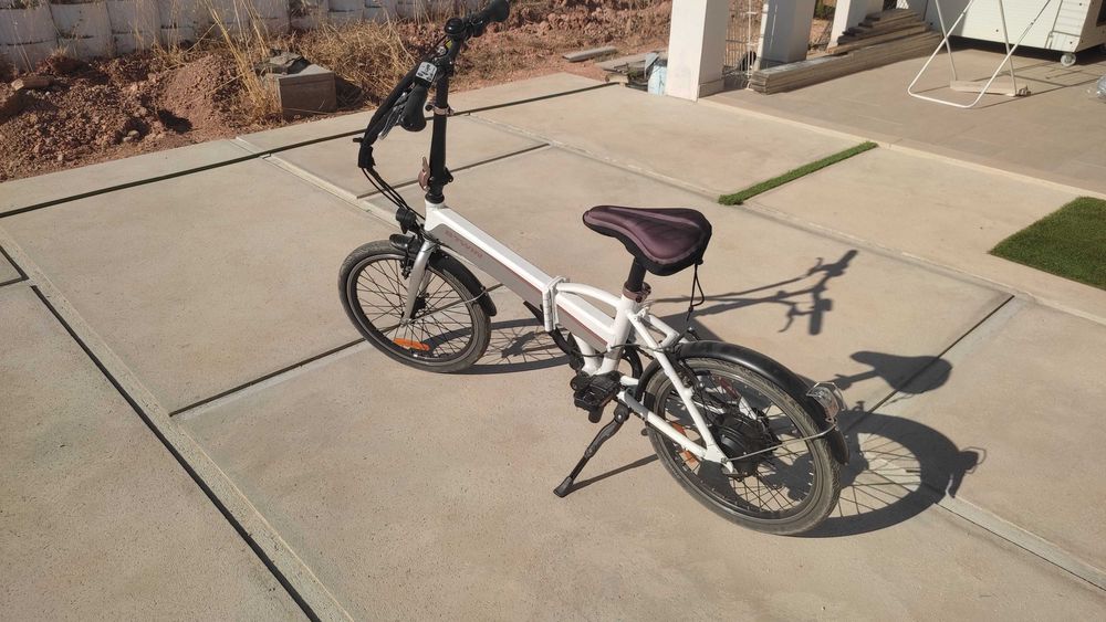 Bicicleta dobravel eletrica btwin