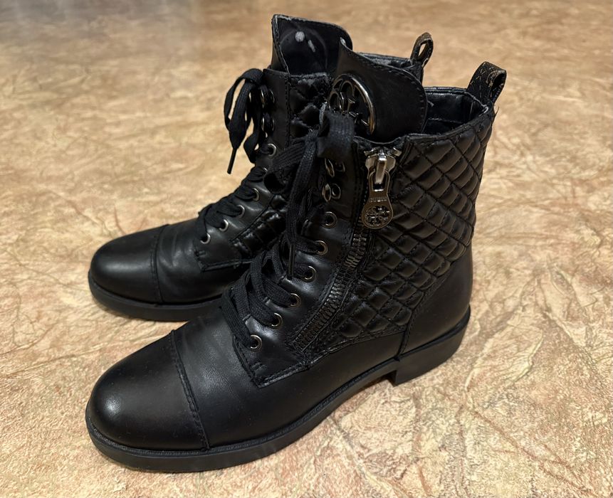 Кожаные женские ботинки Guess оригинал