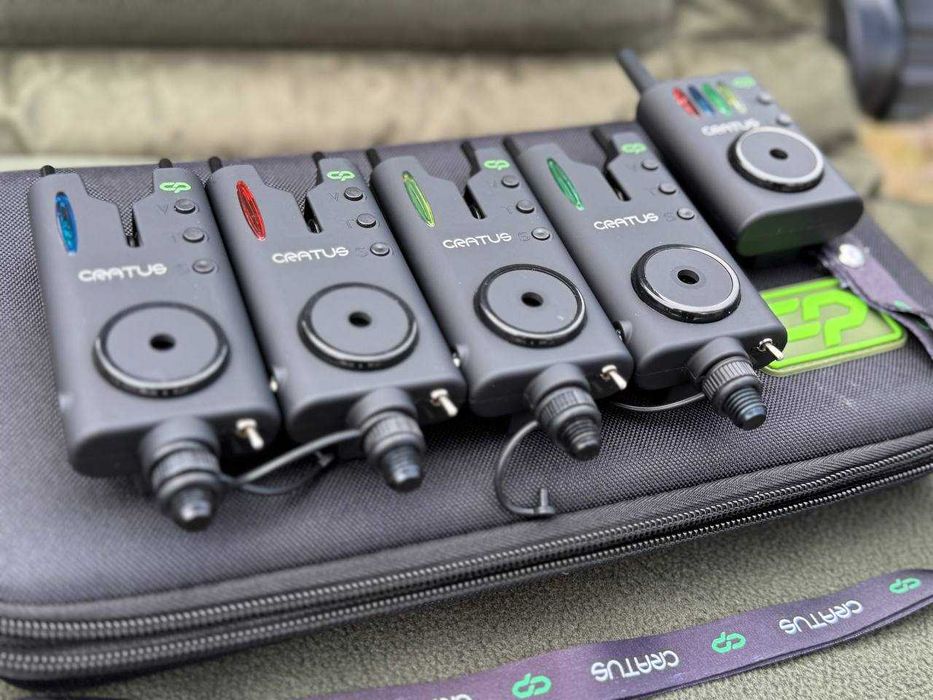 Набір електронних сигналізаторів клювання Carp Pro Cratus 4+1/ Кратус