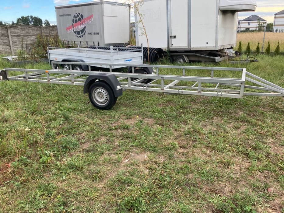 przyczepa laweta dłużyca wynajem wypożyczenie