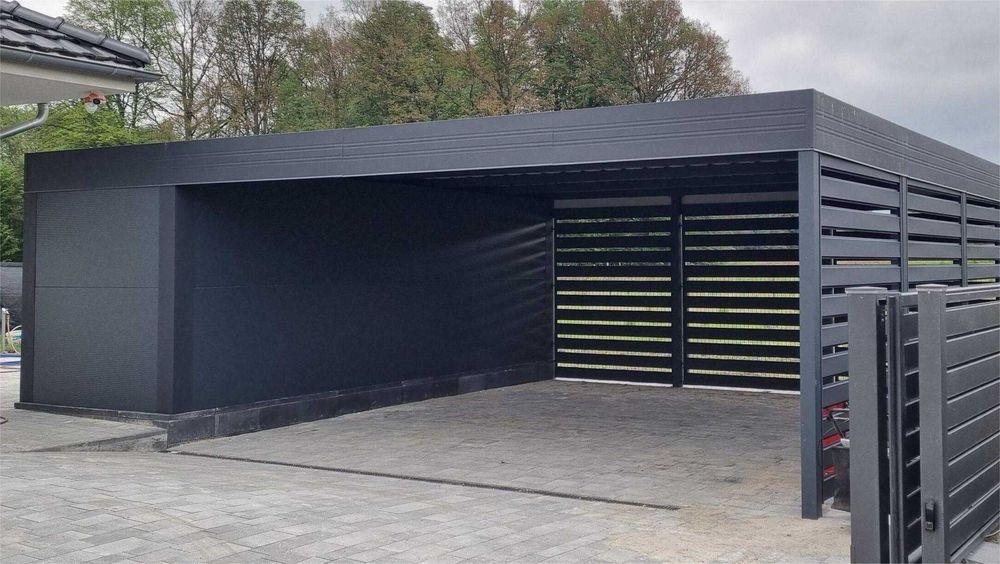 Carport 6x6 - wiata samochodowa garażowa dwustanowiskowa pod wymiar