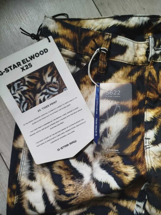 G-Star Pharrell Williams ELWOOD X25 (Tiger Print)