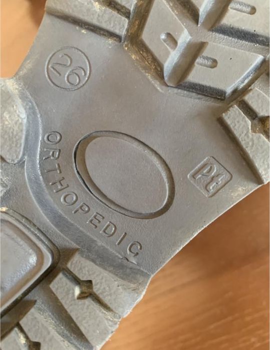 Ортопедичні, утеплені демімезонеі черевики 26 рощмір