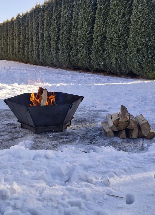 Palenisko ogrodowe składane turystyczne grill blacha 3mm