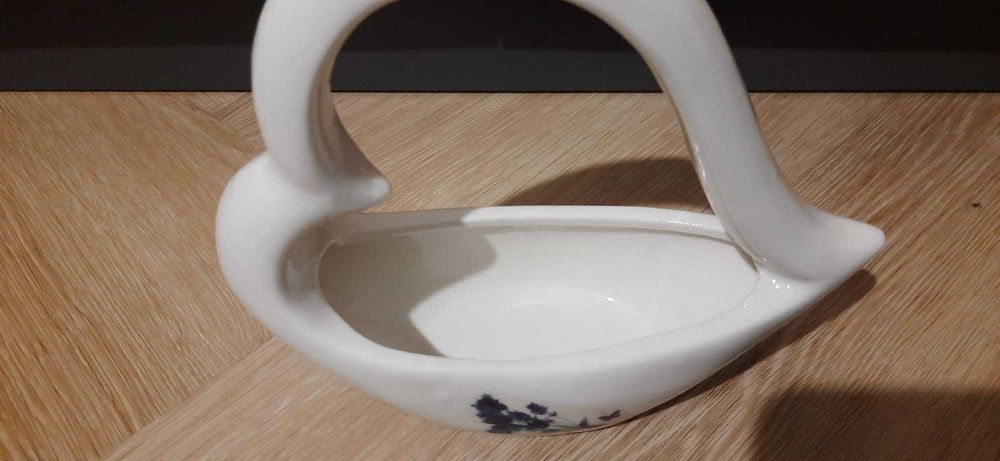Ceramiczny Koszyczek / Osłonka Łabędź / Lawenda / Styl Prowansalski