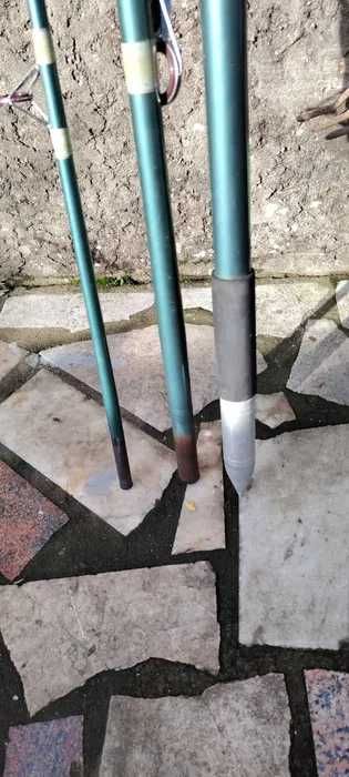 Cana de Pesca Cormoran 4.2 metros+Carrinho MITCHELL316+6kg chumbeiras