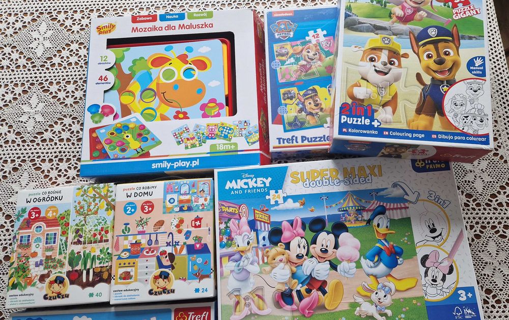 Zestaw puzzli ,mozaika