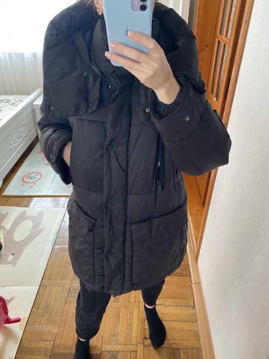 Пухова куртка зара. Пуховик zara. Зимова тепла куртка