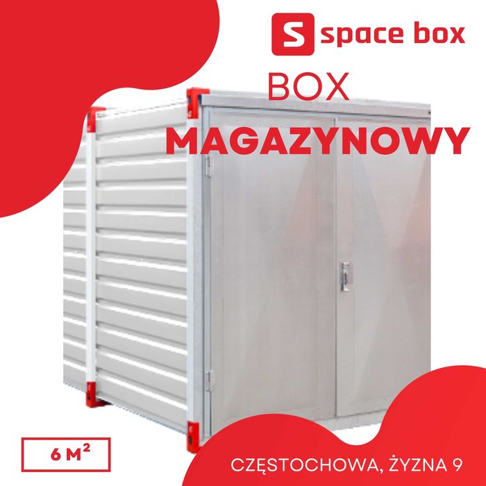 Mały magazyn samoobsługowy kontener do wynajęcia 6m2 Częstochowa BOX