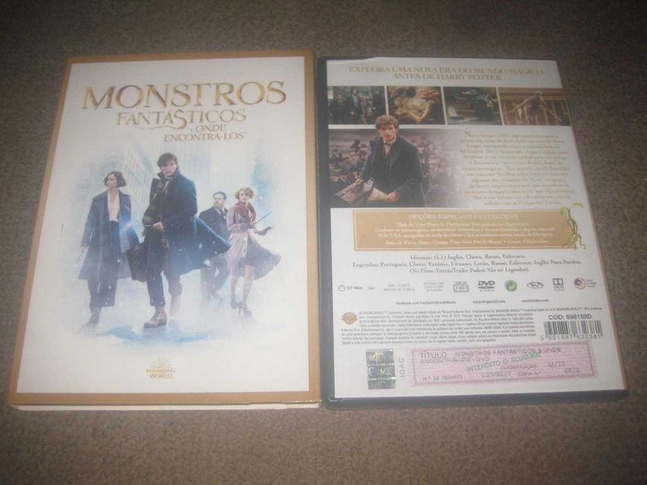 "Monstros Fantásticos e Onde Encontrá-los" Edição Especial com 2 DVDs e em Slidepack!