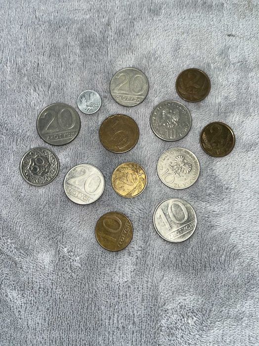 Zestaw monet PRL + II RP • 13 sztuk • lata 1923–1990