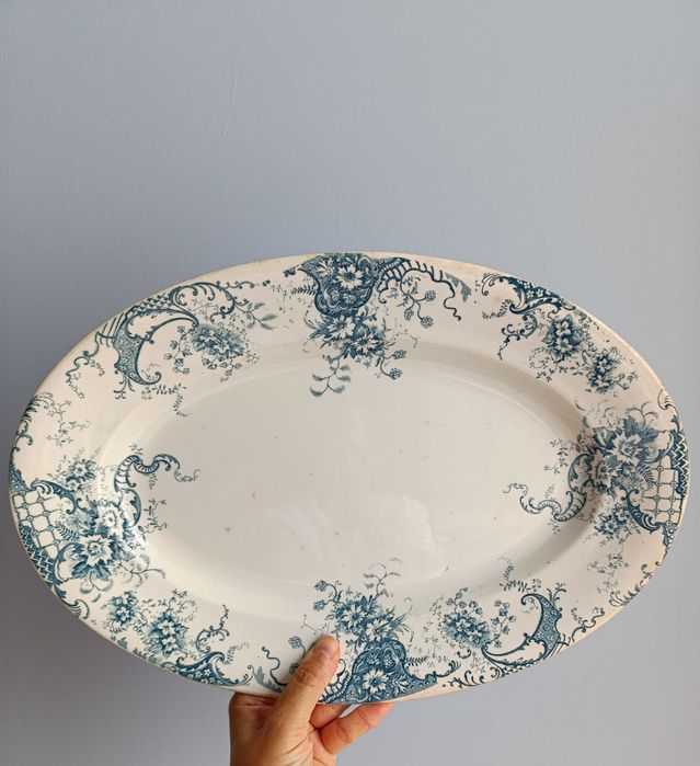 Terrina com Travessa em Faiança