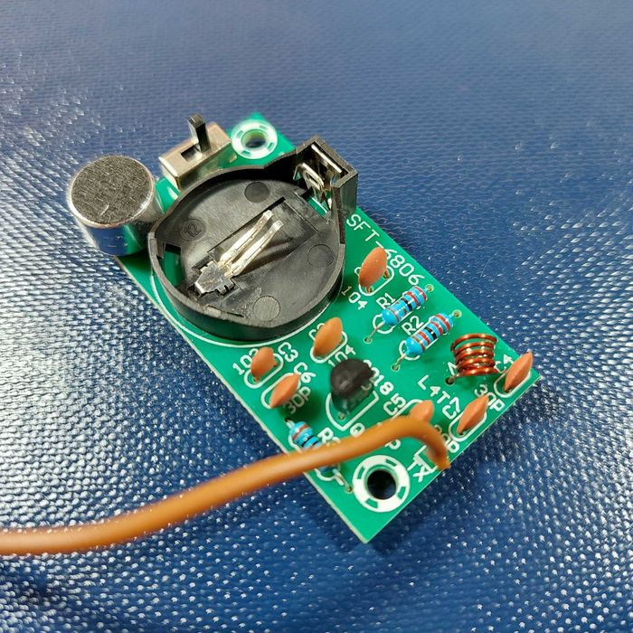 Радіо мікрофон - чутливий аудіо микрофон, прослушка на 85MHz-115MHz