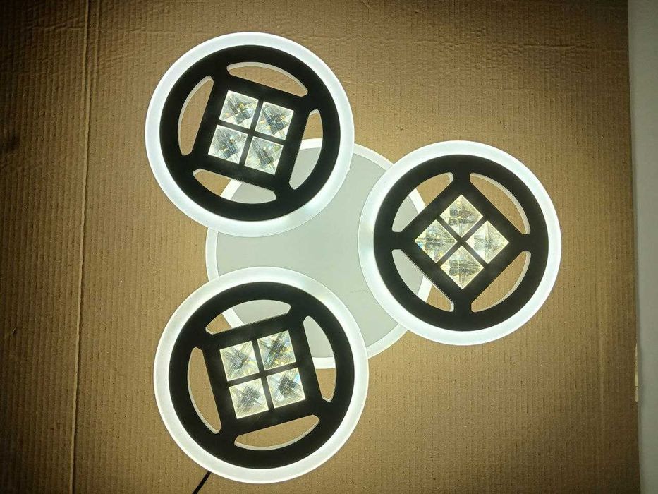 Люстра акрилова світодіодна 0127/3 106W