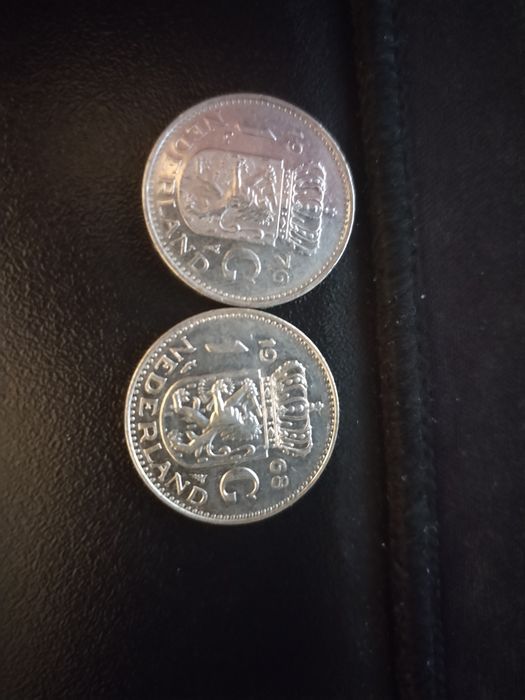 Moedas 1 florim holandês 1968