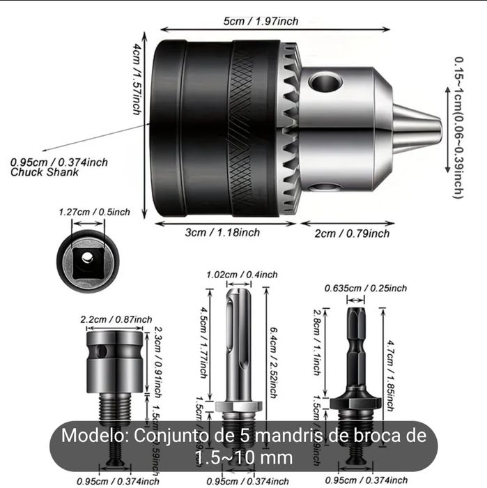 Adaptador de mandril447380937350195203