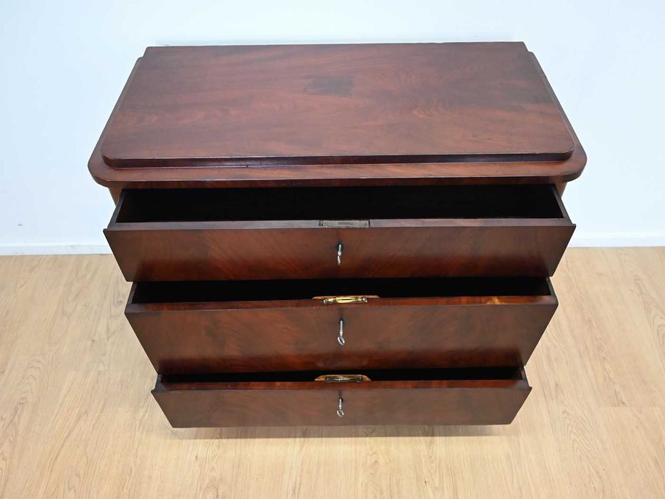 komoda mahoniowa biedermaier 011206