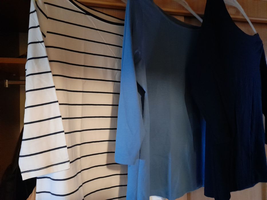 Bluzka damska bawelna 3/4 rekaw