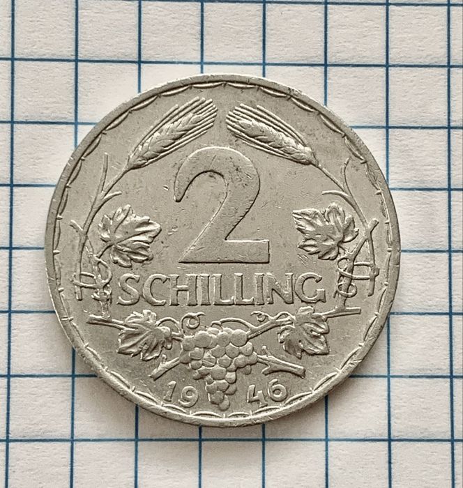 Австрія 2 шилінги 1946р