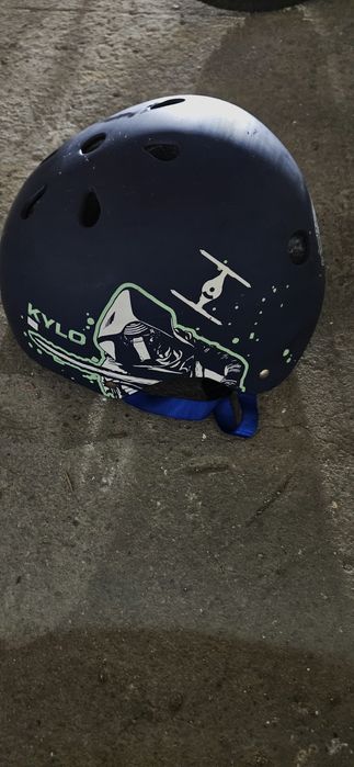 Kask rowerowy granatowy