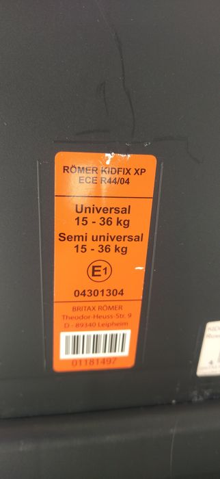 Fotelik samochodowy Britax Romer ISOFIX