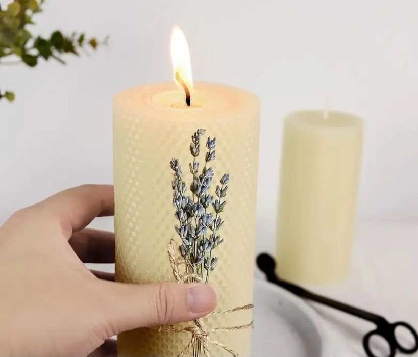 Набір лавандових свічок