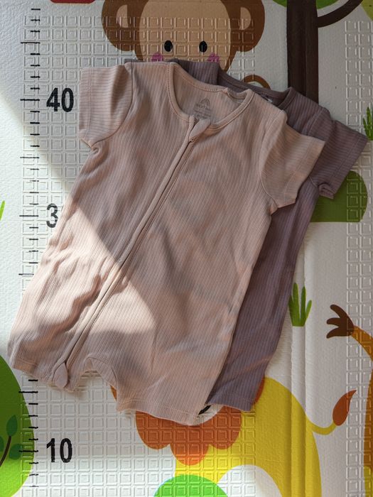 Next, пісочники, 68 розмір, ромпери на короткий рукав, чоловічки