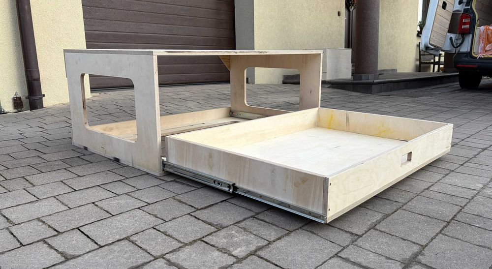 Zabudowa turystyczna box do kampera/vana partner/berlingo/T5/T6