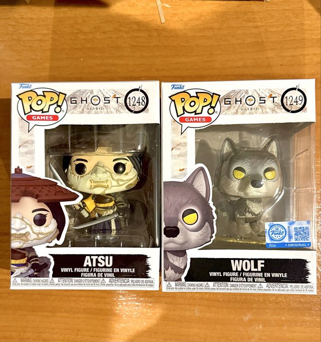 Funko Pop Ghost of Yōtei Bundle - Atsu #1248 + Wolf #1249