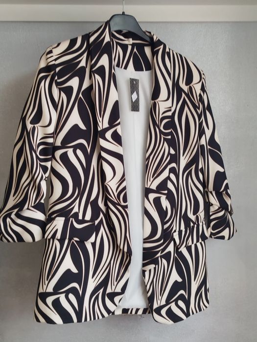 Wyprzedaż marynarka zebra S