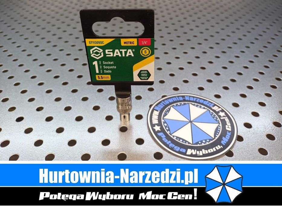 Nasadka 6-kątna 1/4" 5,5 mm Cr-V SATA ST11305SC 5,5mm