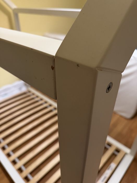 Cama Montessori 90x200 em Madeira Branca com Estrado