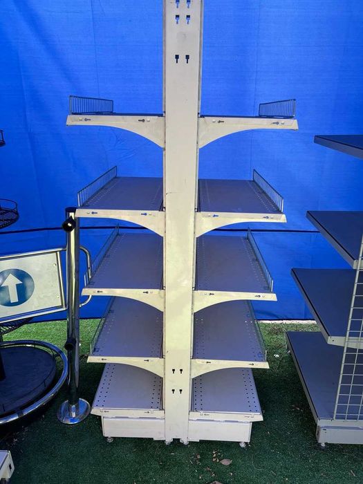 Regałe Sklepowe Używane, regały wyspowe, dwustronne "Modern".