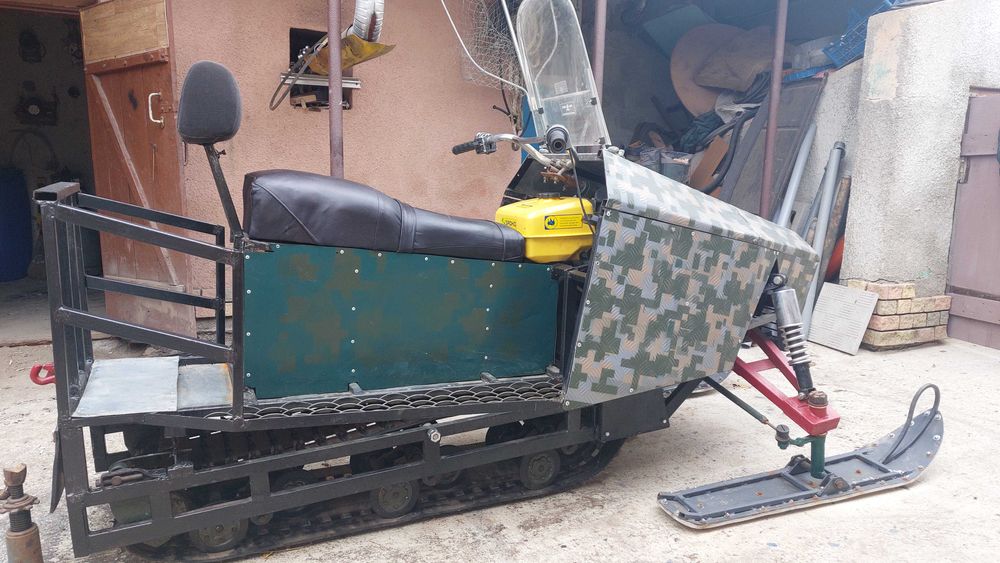 Саморобний снігохід