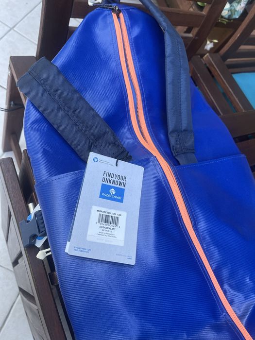 Torba żeglarska -podróżna na kółkach Eagle Creek Migrate Wheel Duffel 130L Mesa Blue