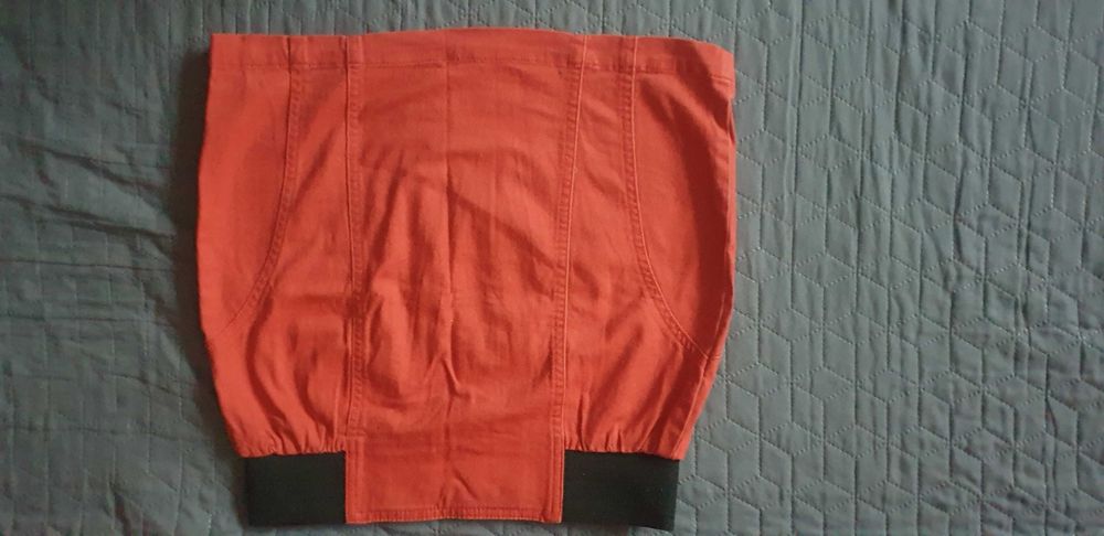 Spodnica czerwona mini na walentynki